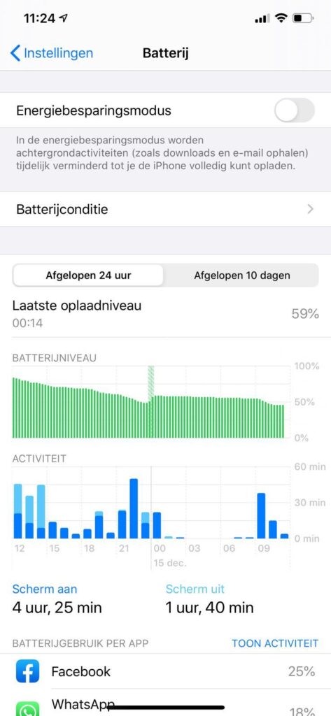 Batterij telefoon loopt ’s nachts leeg: Oorzaken en oplossingen