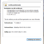 Mail kan de identiteit van de server niet controleren: Oorzaken en Oplossingen
