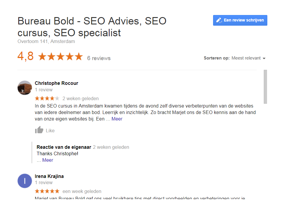 Review Schrijven over een Bedrijf op Google: Tips voor Effectieve Beoordelingen